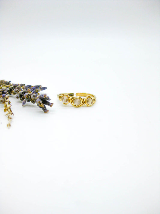 Hyacinth: Rose Quartz Ring