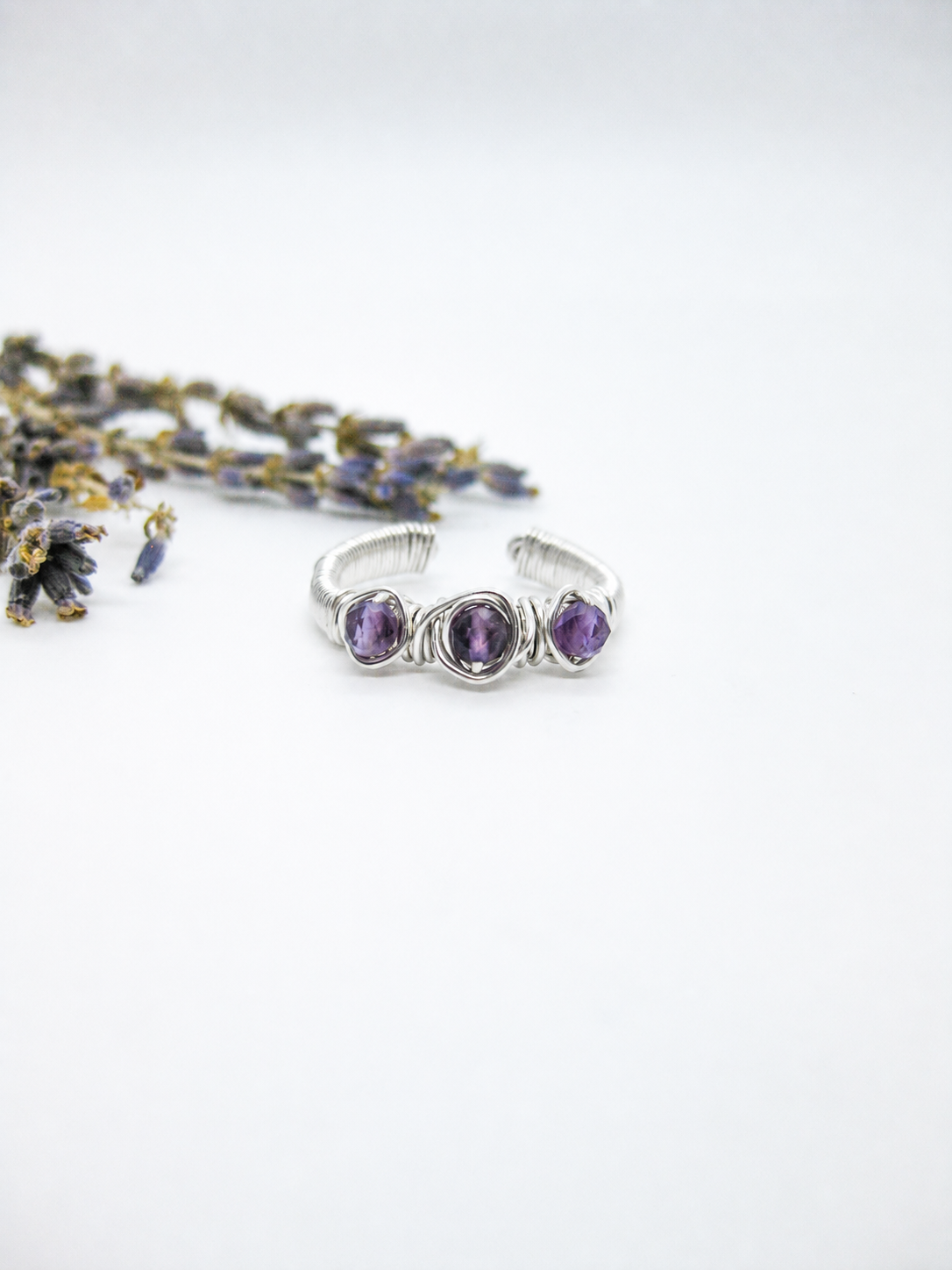 Hyacinth: Wire Wrapped Ring