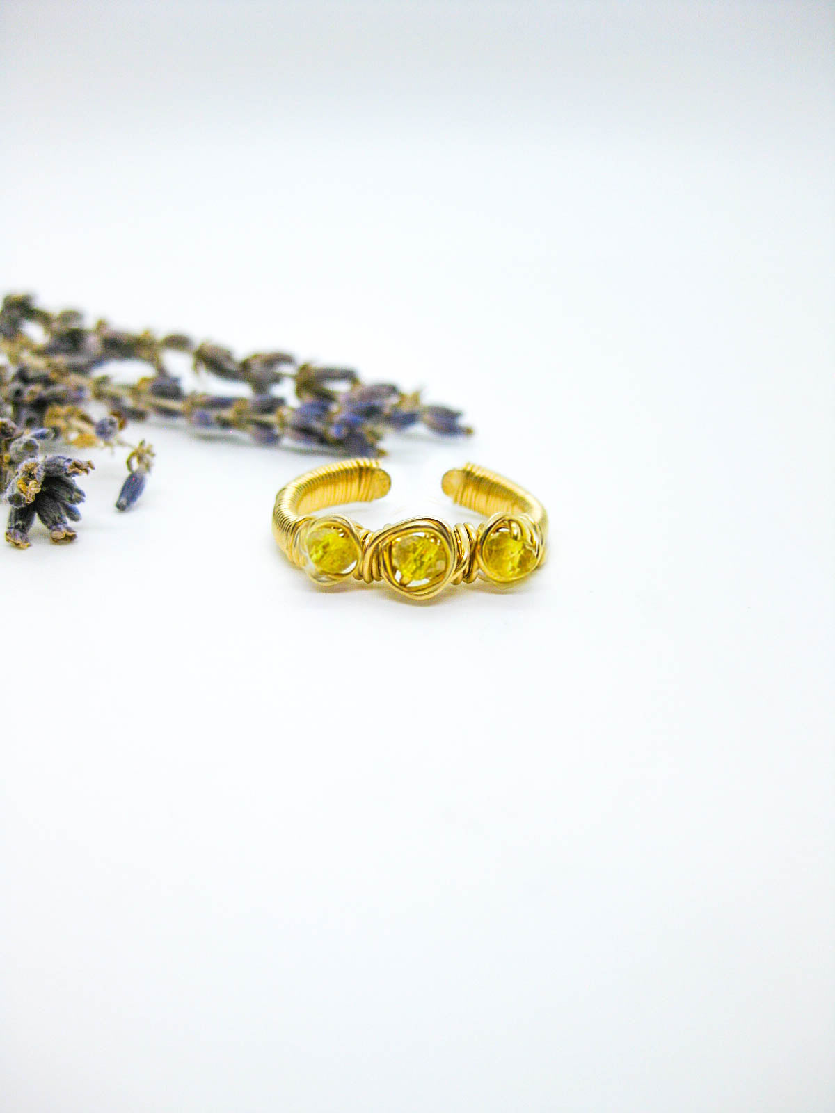 Hyacinth: Wire Wrapped Ring