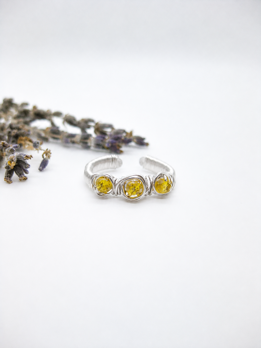 Hyacinth: Wire Wrapped Ring