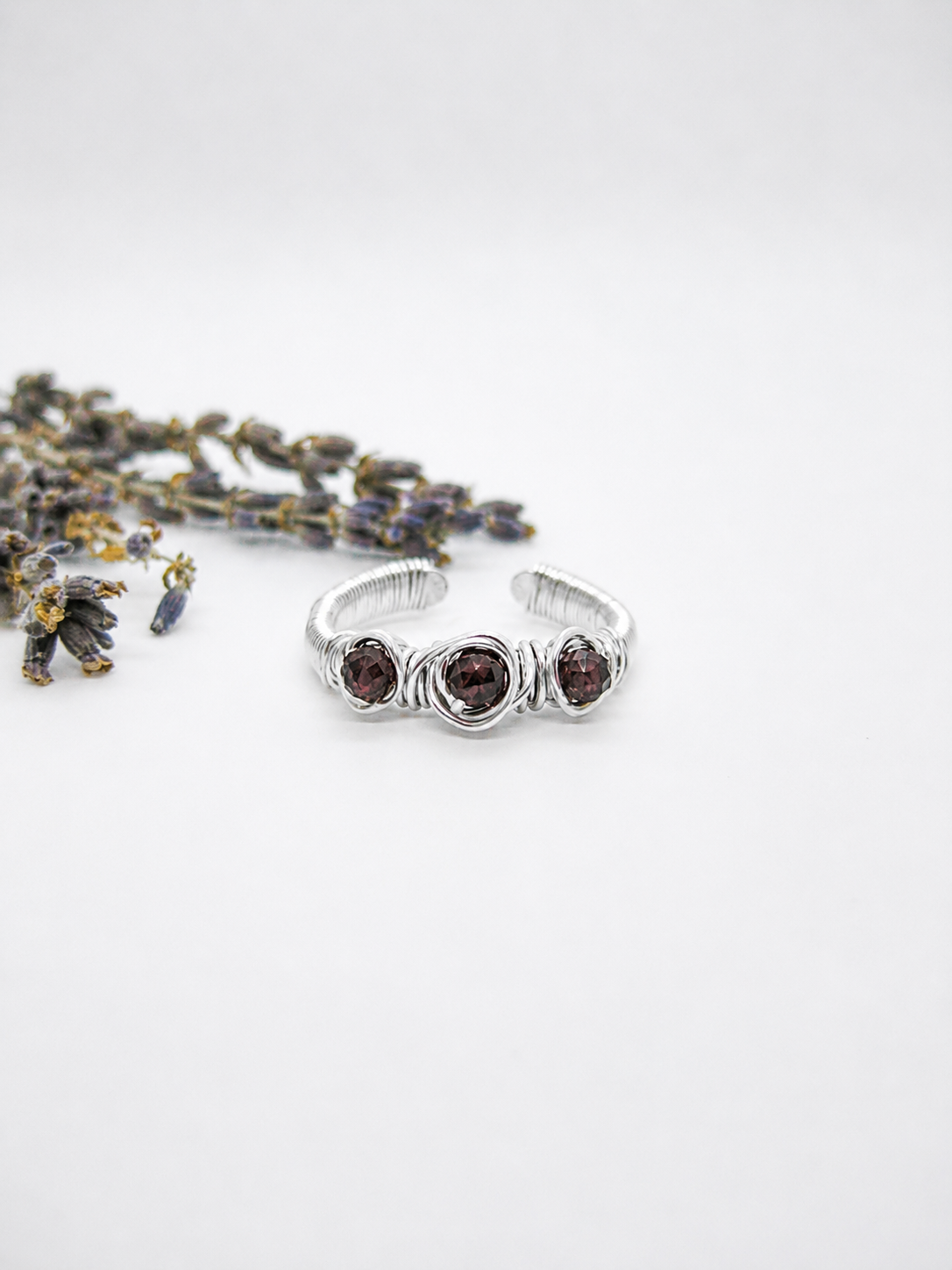 Hyacinth: Wire Wrapped Ring