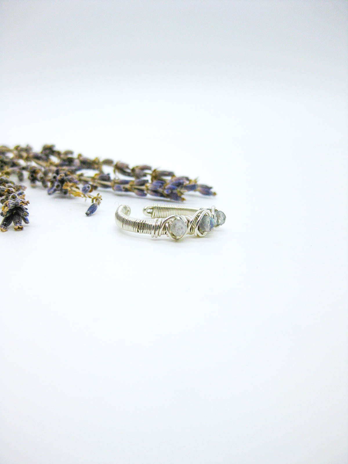 Hyacinth: Labradorite Ring - r89