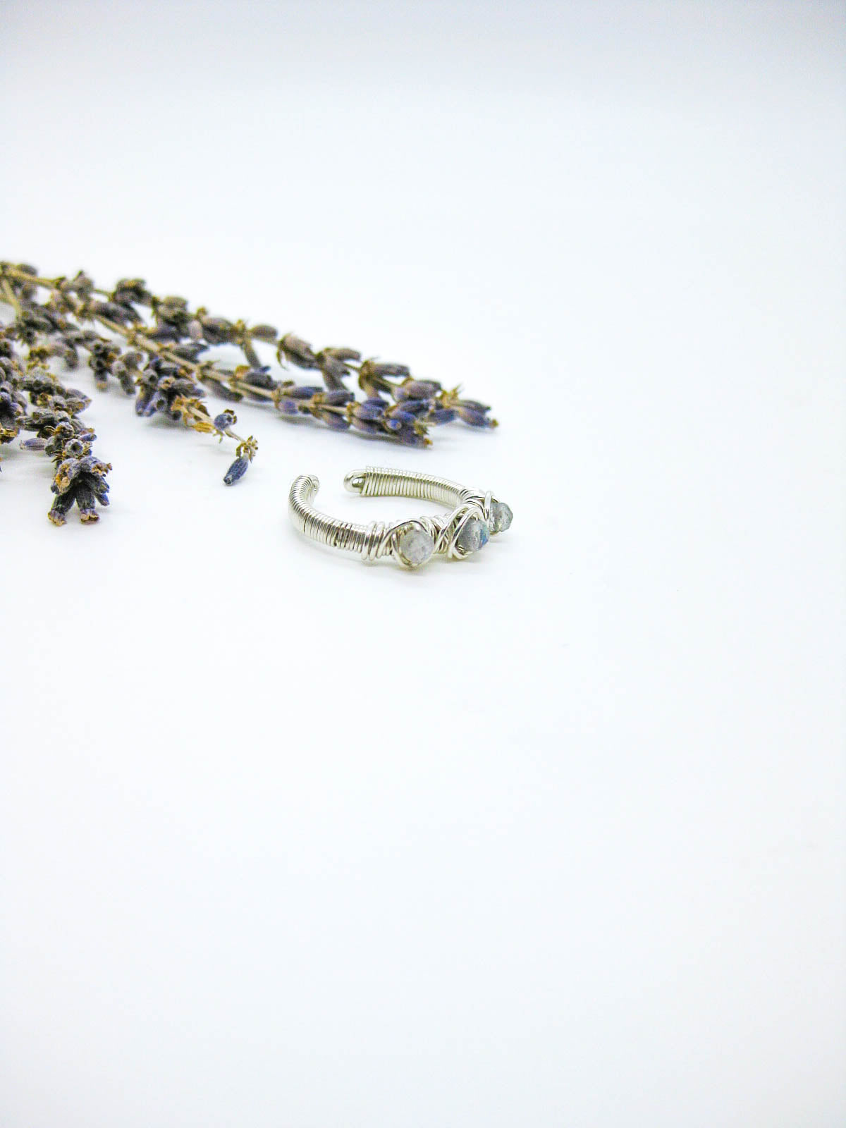Hyacinth: Labradorite Ring - r89