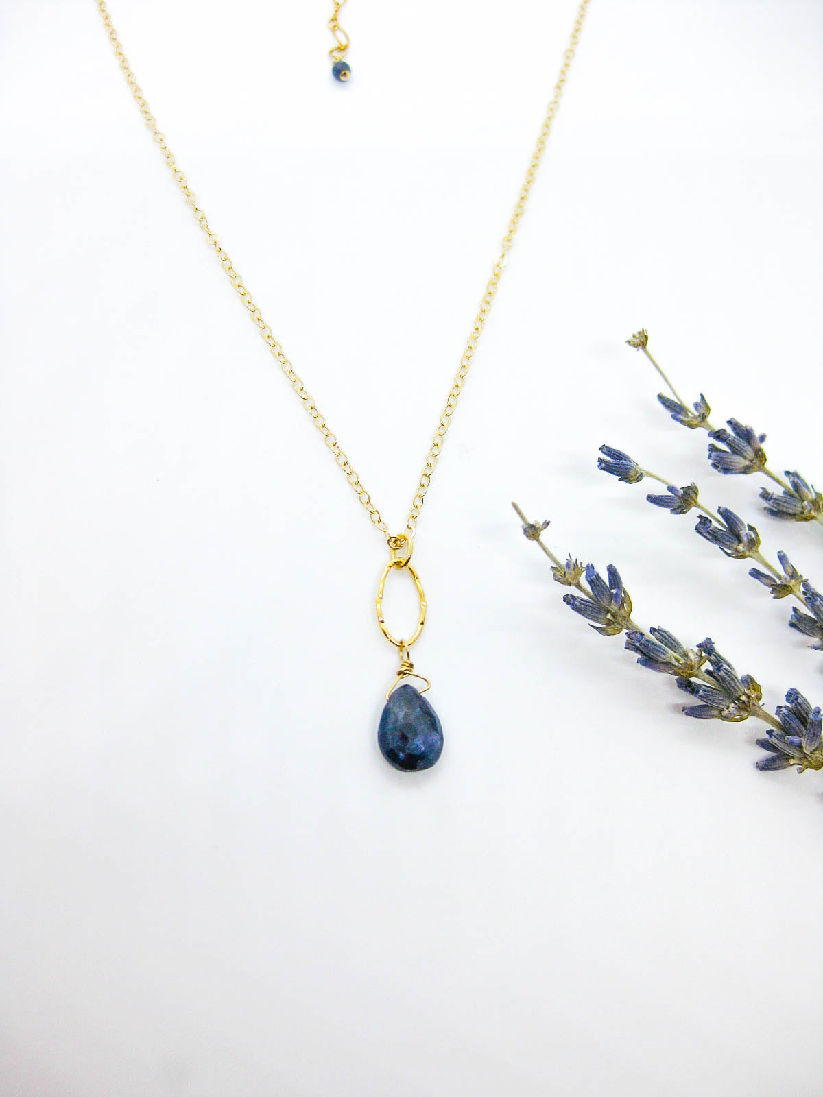 Chrysanthe: Sapphire Necklace - n531