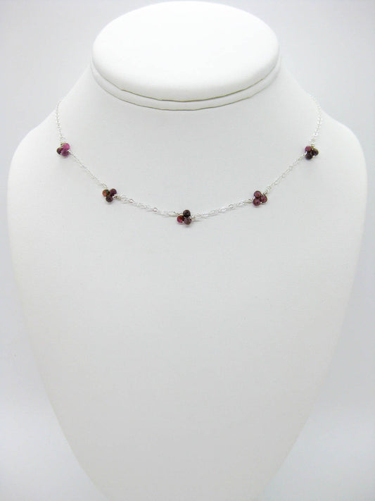 Hyacinth: Ruby Choker - n554