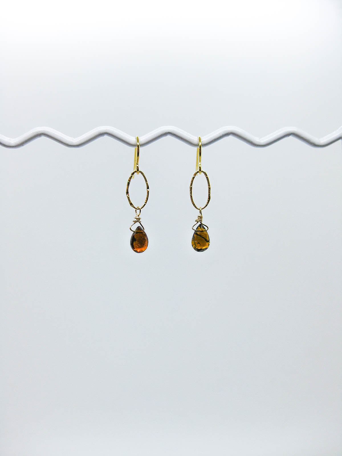 Chrysanthe: Tourmaline Earrings - e535