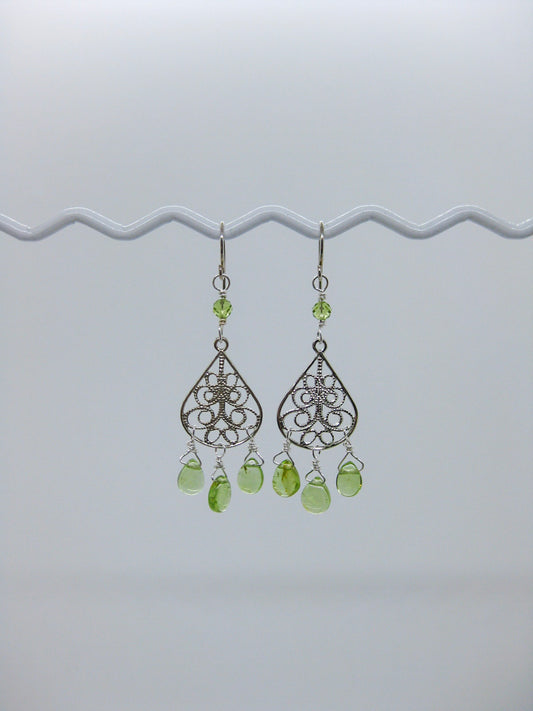 Olive: Peridot Chandelier - e630