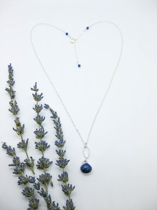 Chrysanthe: Lapis Necklace - n404