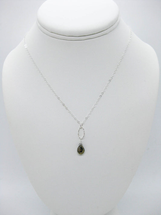 Chrysanthe: Pyrite Necklace - n405