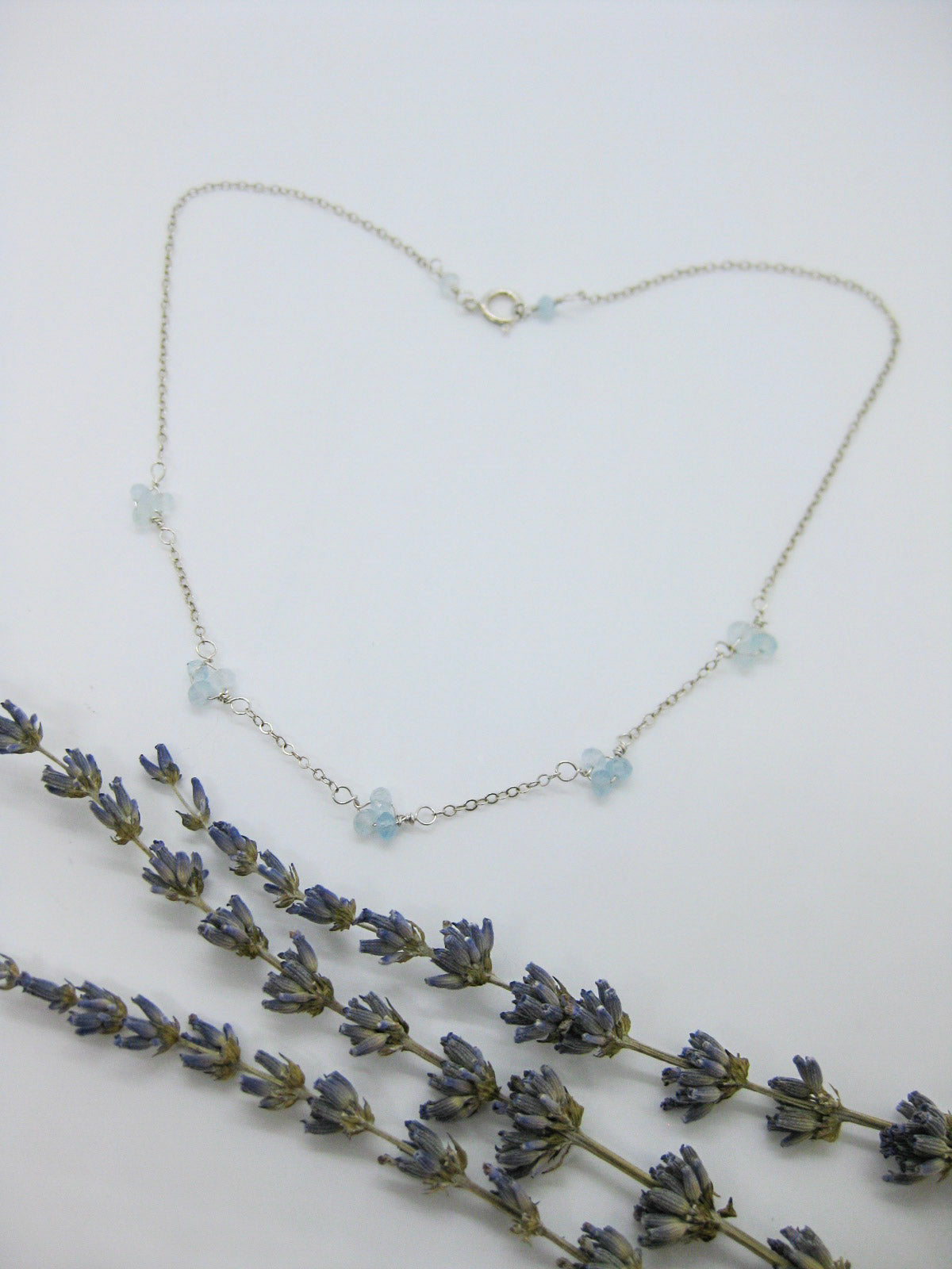 Hyacinth: Aquamarine Choker n468