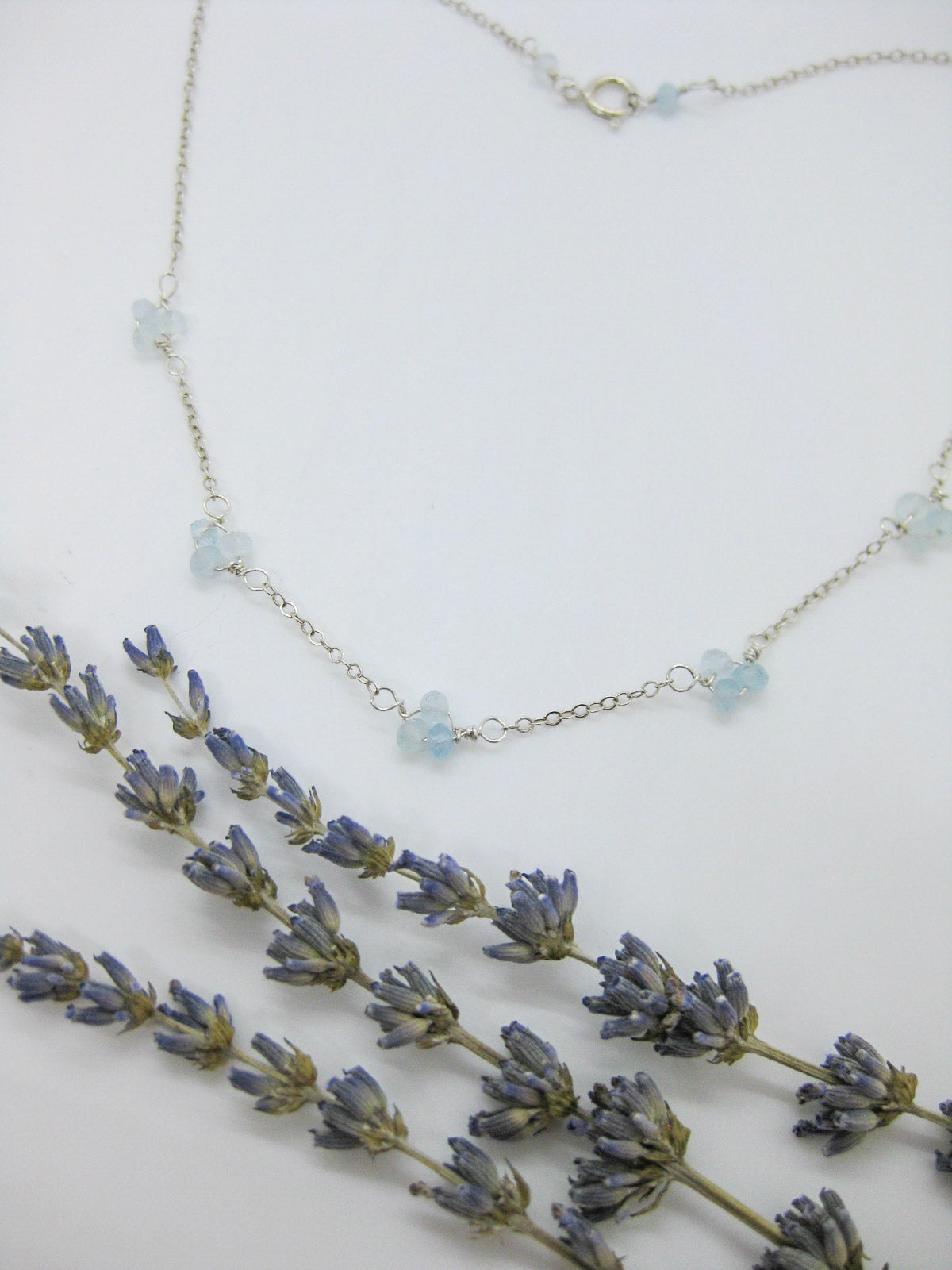 Hyacinth: Aquamarine Choker - n468