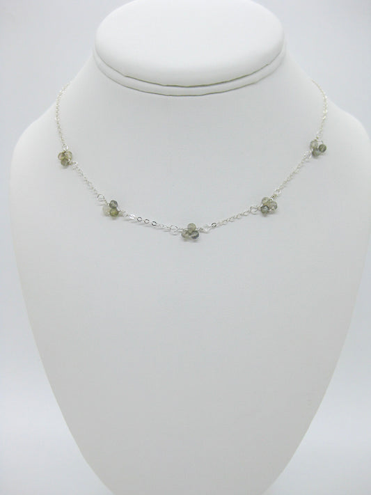 Hyacinth: Labradorite Choker - n489