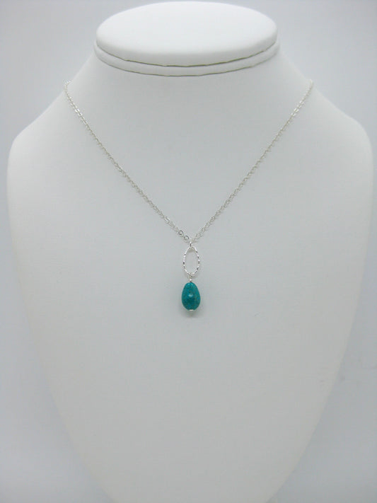 Chrysanthe: Turquoise Necklace - n500
