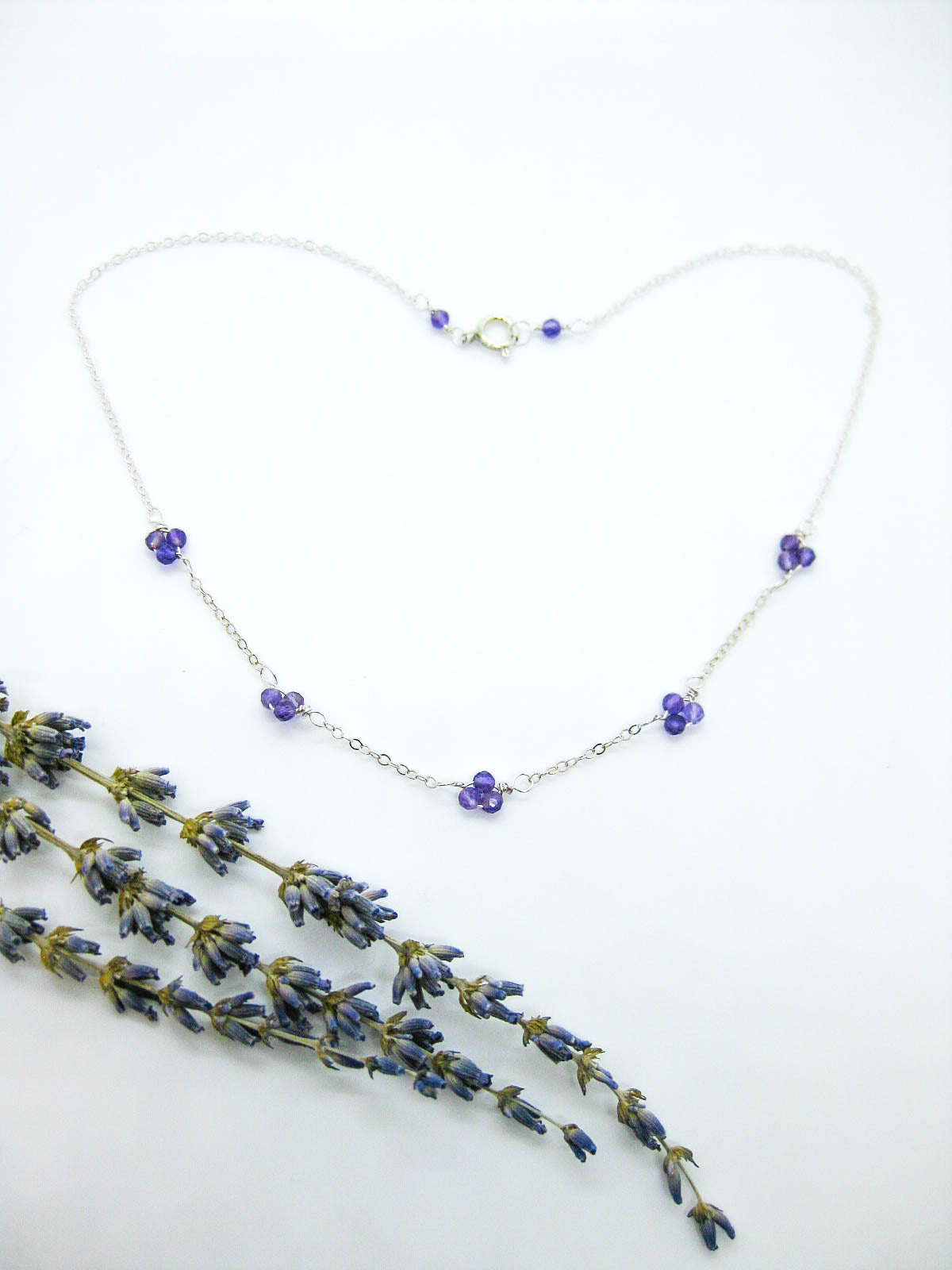 Hyacinth: Amethyst Choker - n520