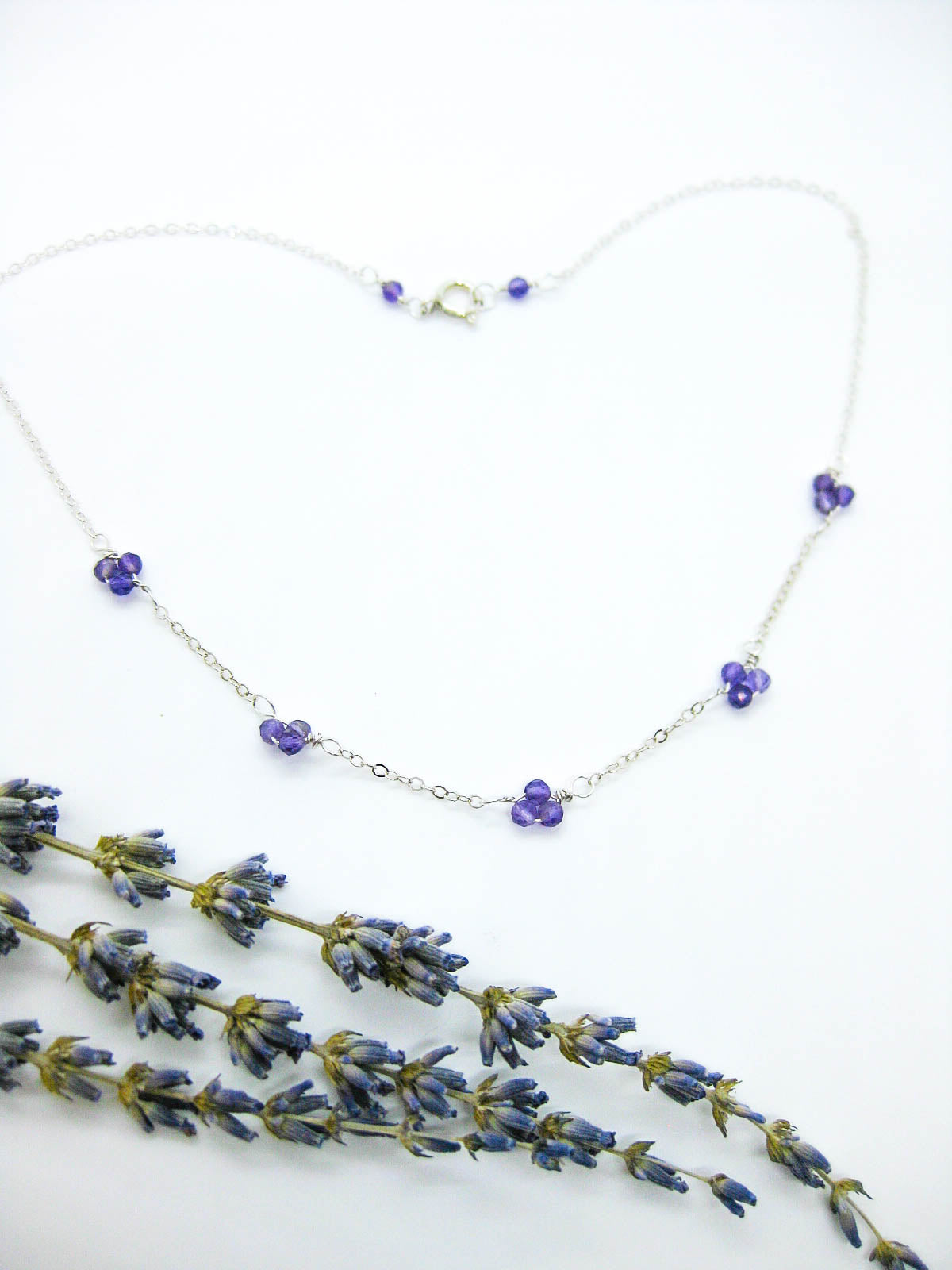 Hyacinth: Amethyst Choker - n520