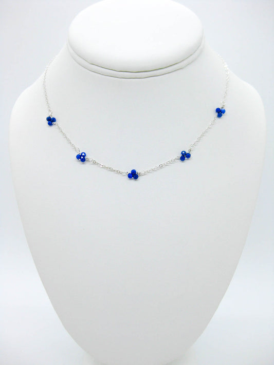 Hyacinth: Lapis Choker - n521