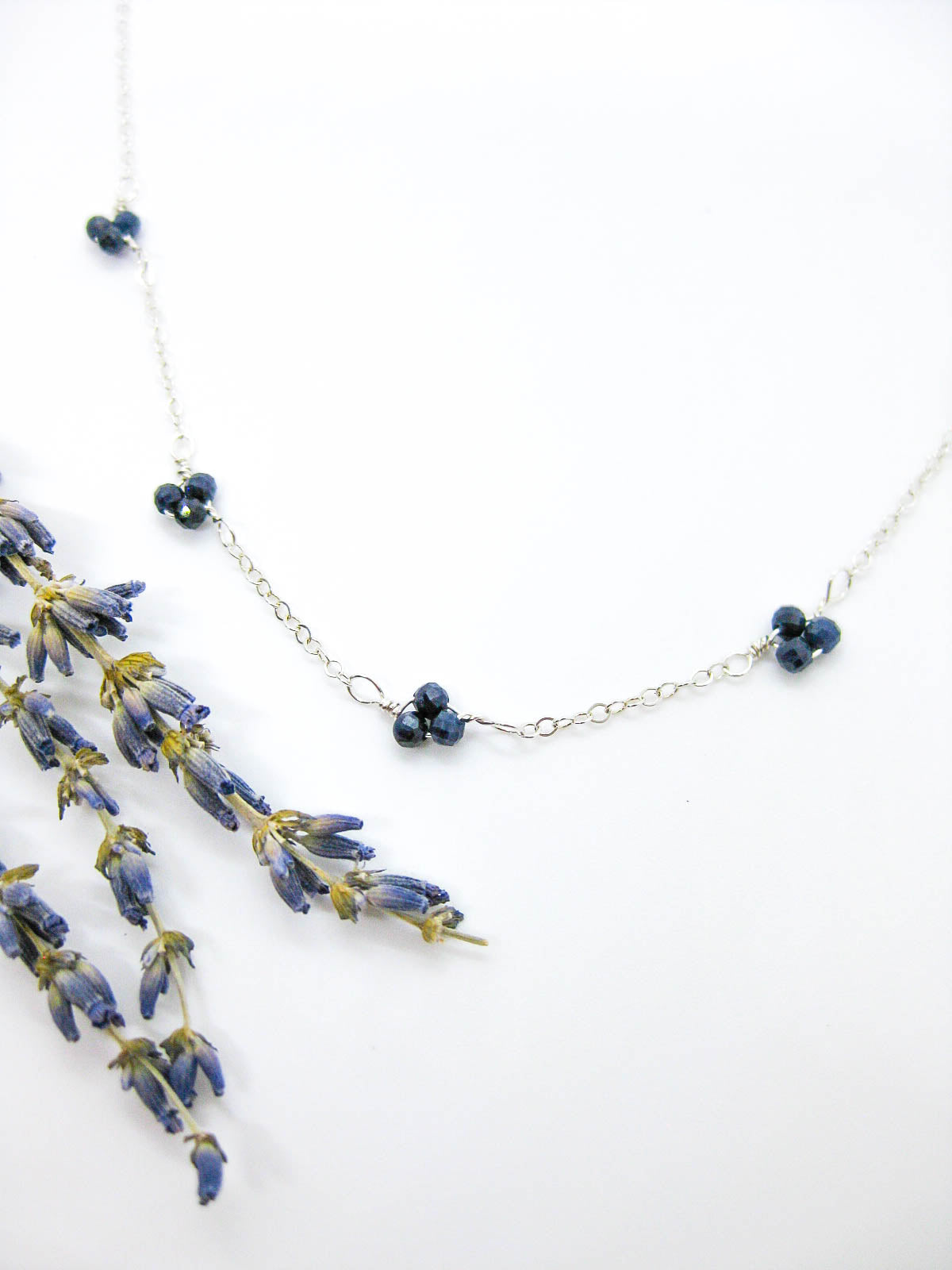 Hyacinth: Sapphire Choker - n530